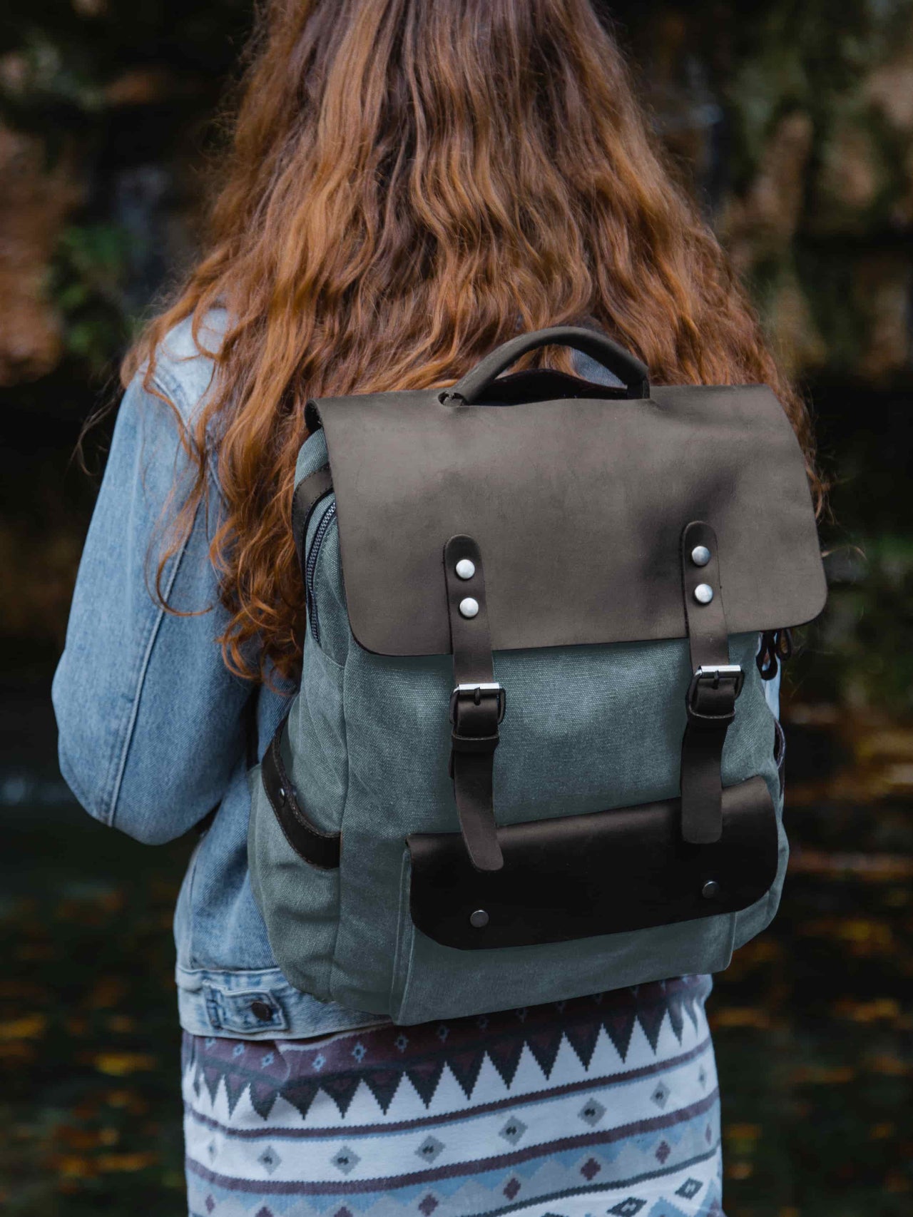 Rucksack "Kurier" Blau