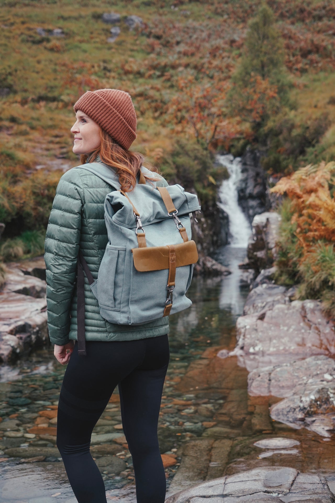 Rucksack "Ukiyo" Blau - MORGNTAU