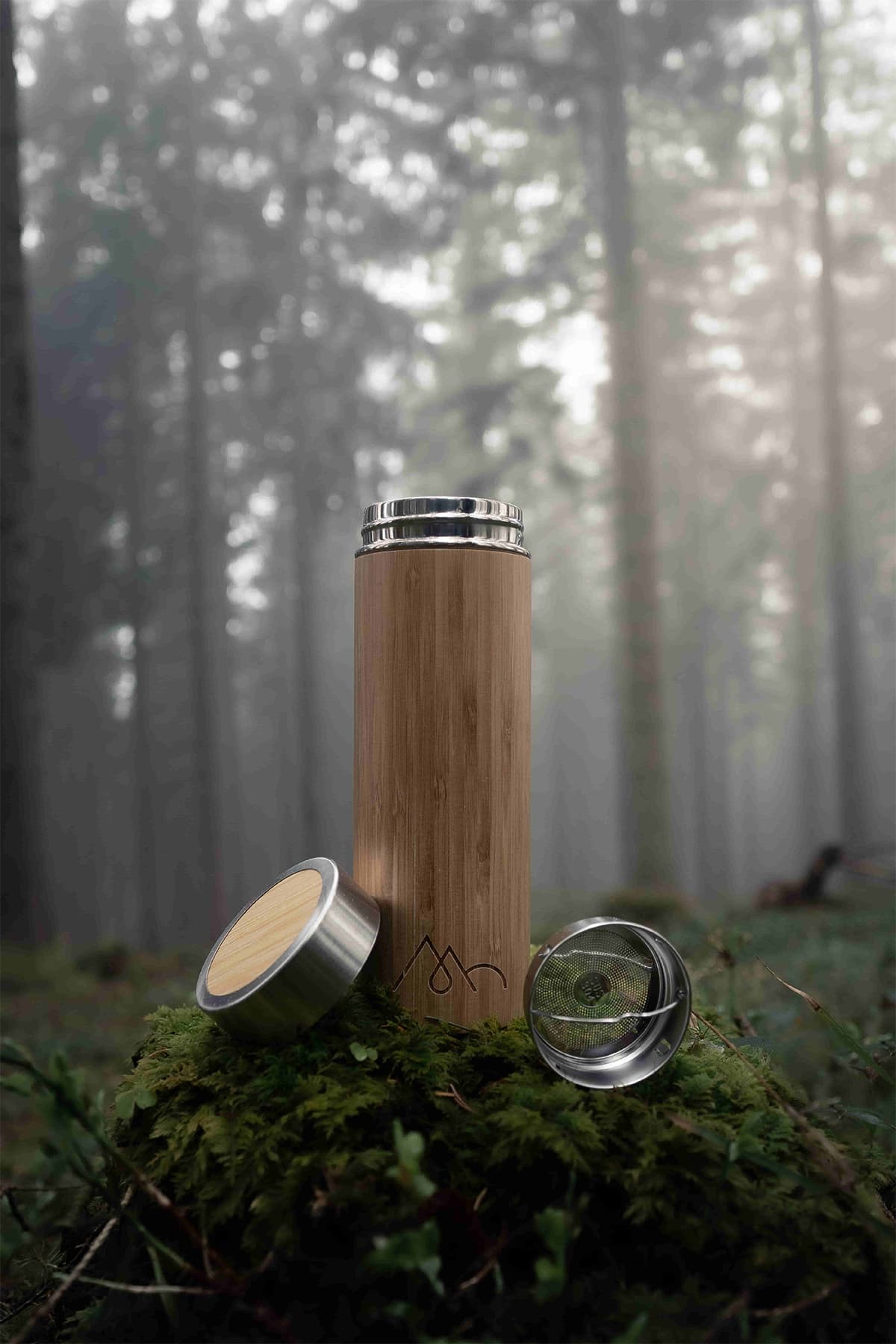 Bambus Thermos-Flasche